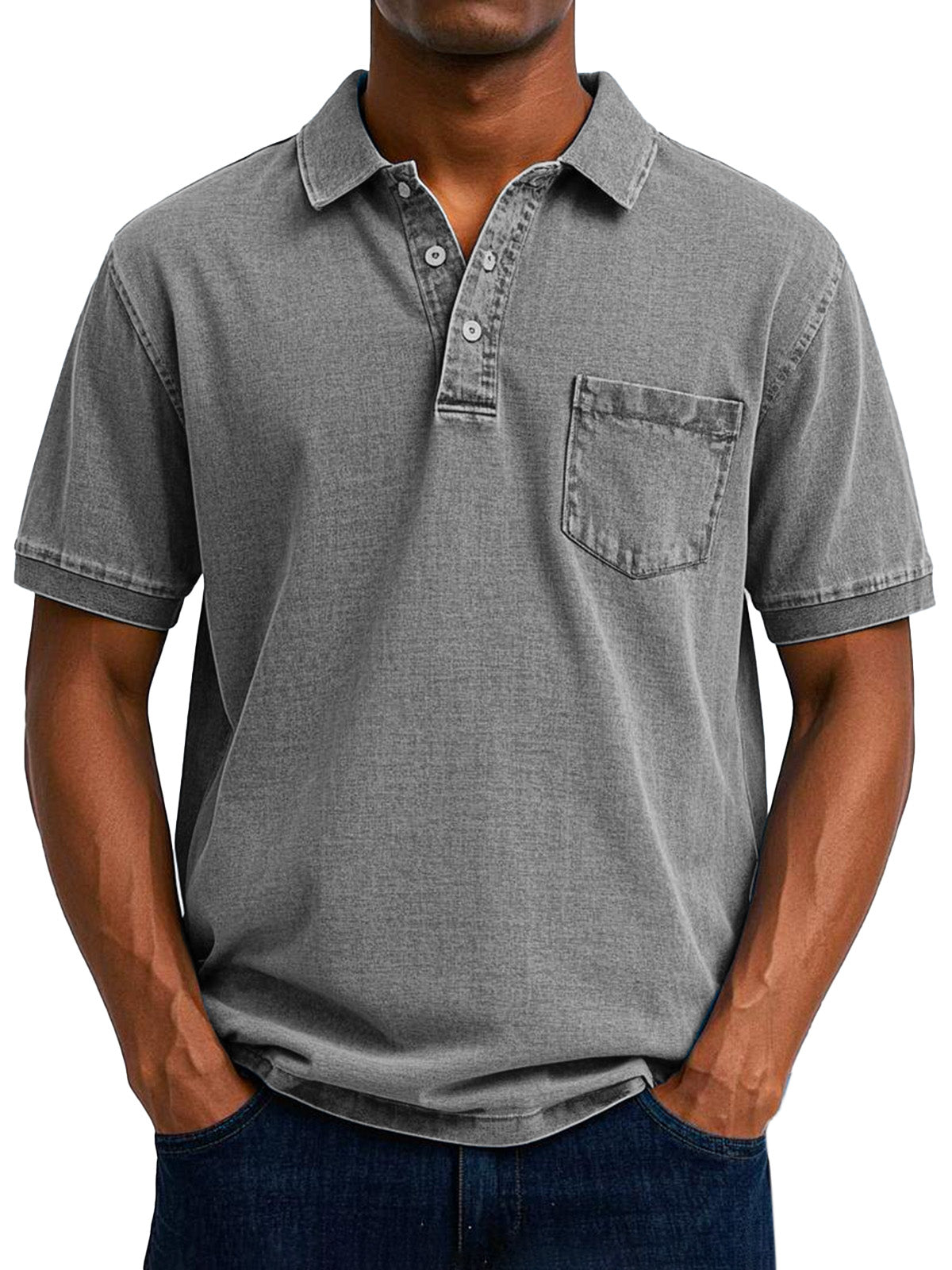 Maxime | Chemise Polo Vintage Décontractée pour Homme