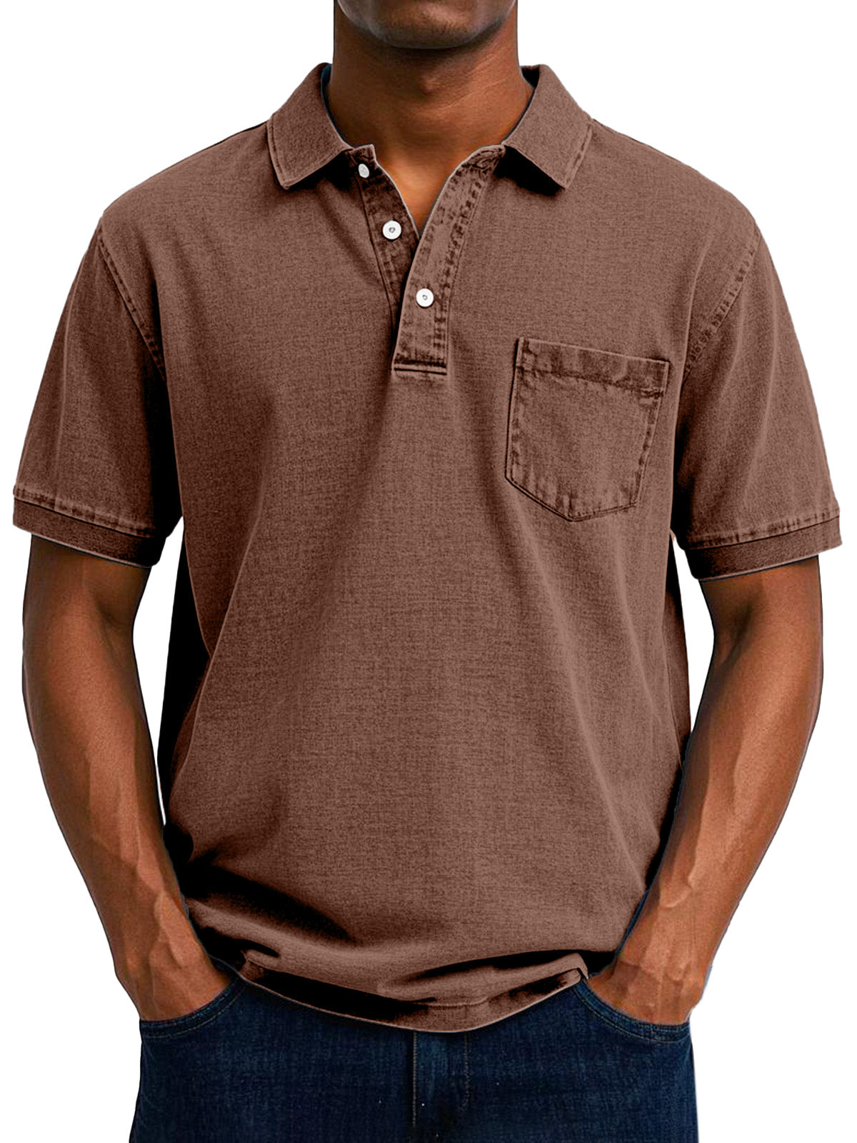 Maxime | Chemise Polo Vintage Décontractée pour Homme