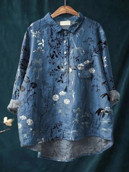 Lorventis | Blouse Florale Élégante et Polyvalente