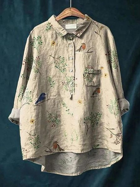 Lorventis | Blouse Florale Élégante et Polyvalente