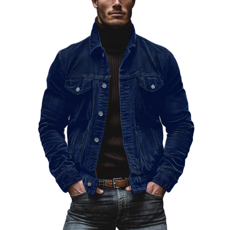 Eddie - Veste Rétro En Velours Côtelé Pour Hommes
