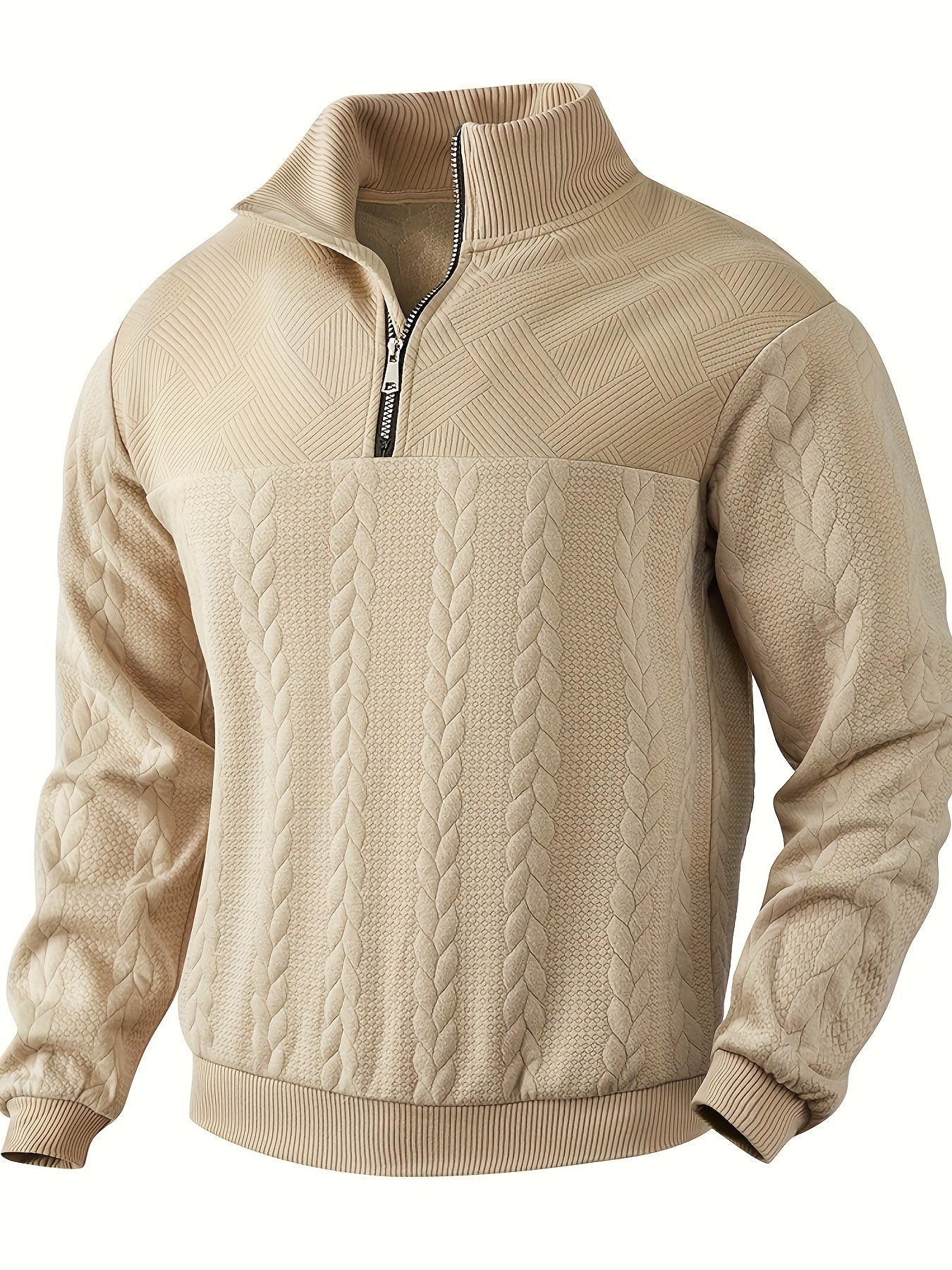 Rafae | Pull Vintage Pour Homme Avec Fermeture Éclair