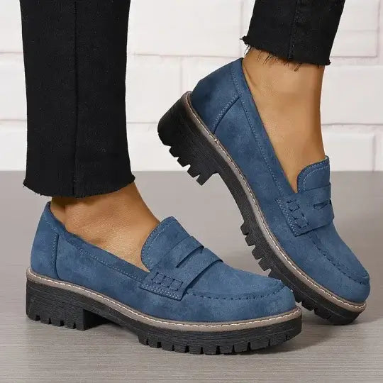 Nadia | Mocassins Intemporels en Daim