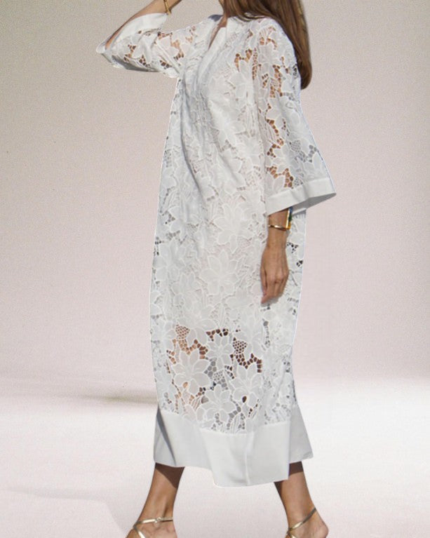 Gia - Robe Longue En Dentelle