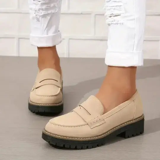 Nadia | Mocassins Intemporels en Daim