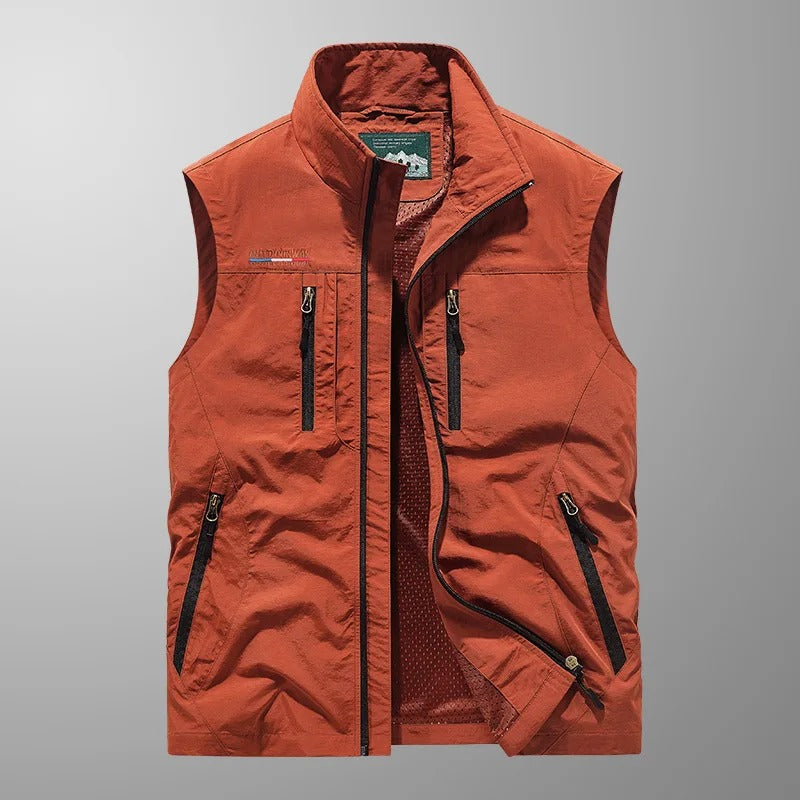 Casper – Gilet Cargo Respirant À Multiples Poches