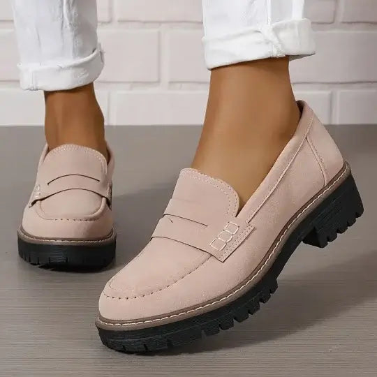 Nadia | Mocassins Intemporels en Daim