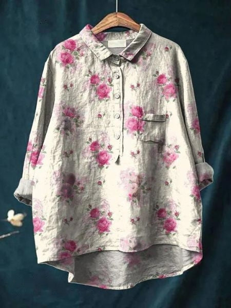 Lorventis | Blouse Florale Élégante et Polyvalente