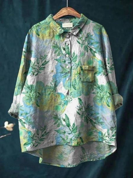 Lorventis | Blouse Florale Élégante et Polyvalente