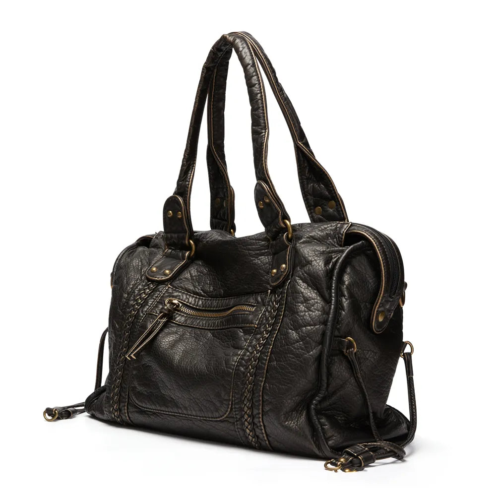 Rachel | Sac à Main Noir pour les Cours