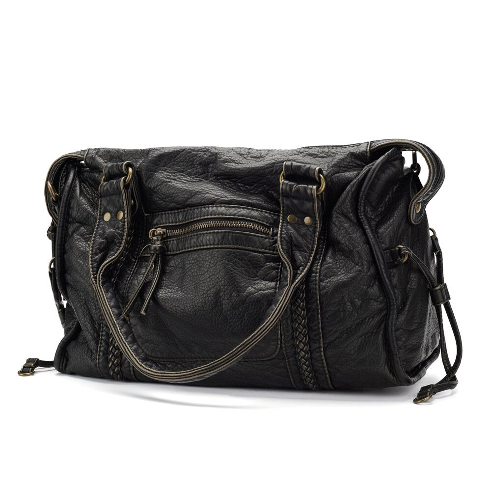 Rachel | Sac à Main Noir pour les Cours
