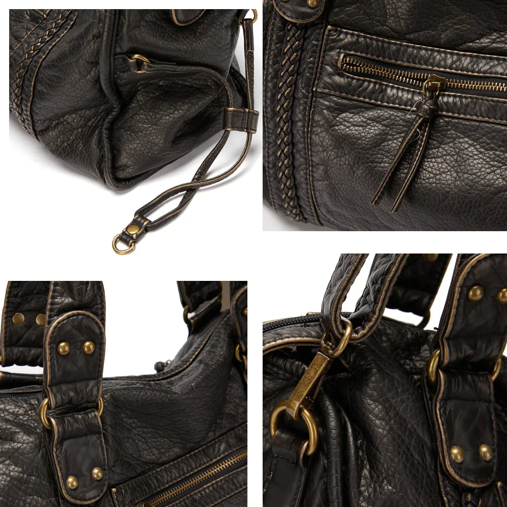 Rachel | Sac à Main Noir pour les Cours