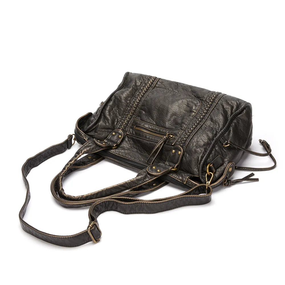 Rachel | Sac à Main Noir pour les Cours