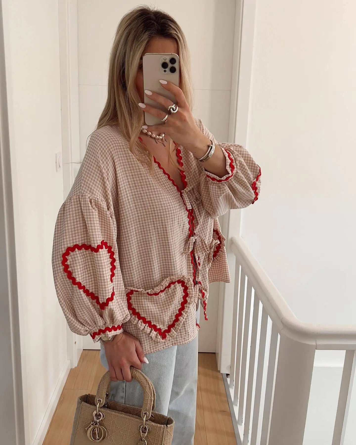 Norma | Chemisier Top Love Décontracté