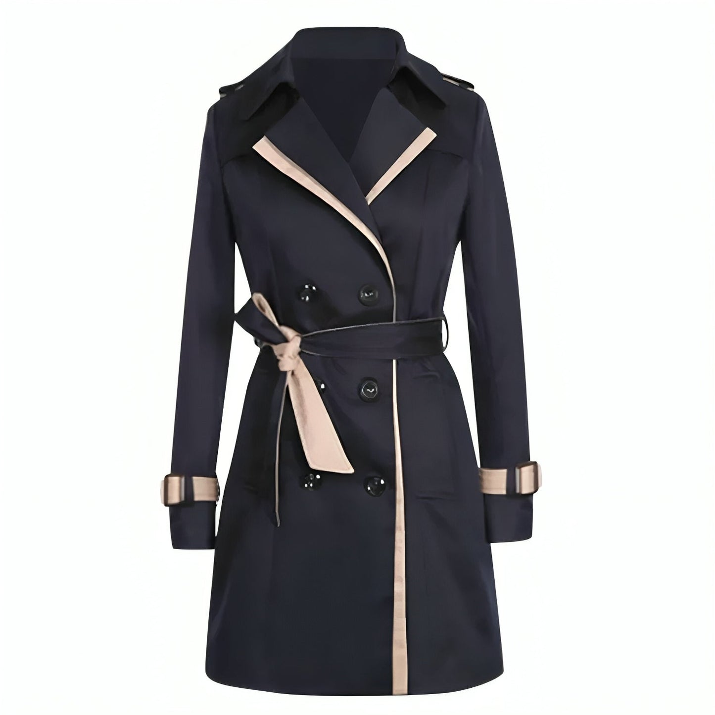 Marielle - Élégant Trench Coat Long Pour Femme