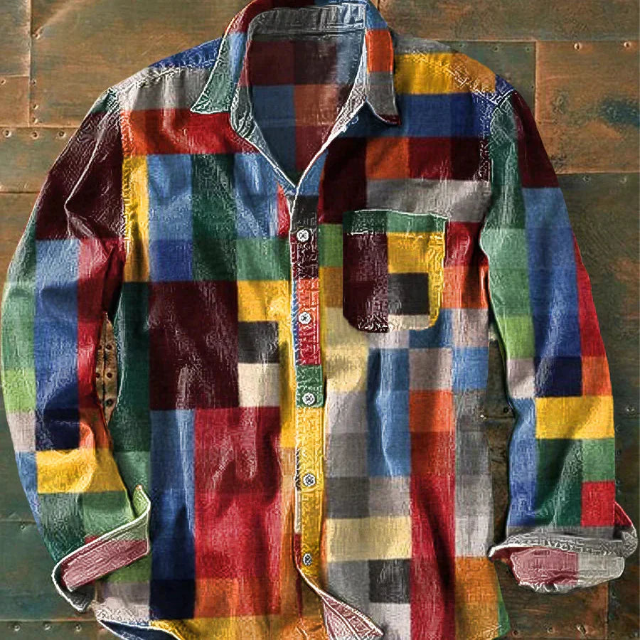Spencer - Chemise Unisexe à Carreaux Colorés