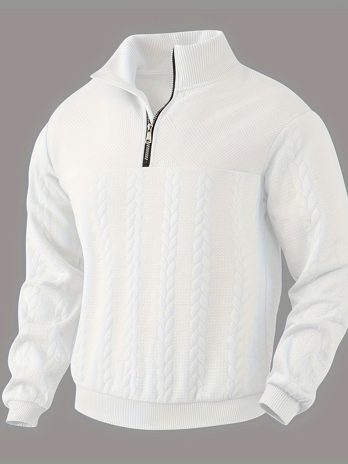 Rafae | Pull Vintage Pour Homme Avec Fermeture Éclair