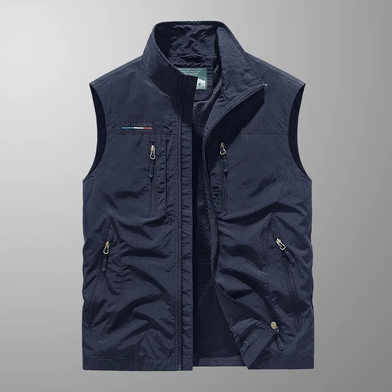 Casper – Gilet Cargo Respirant À Multiples Poches