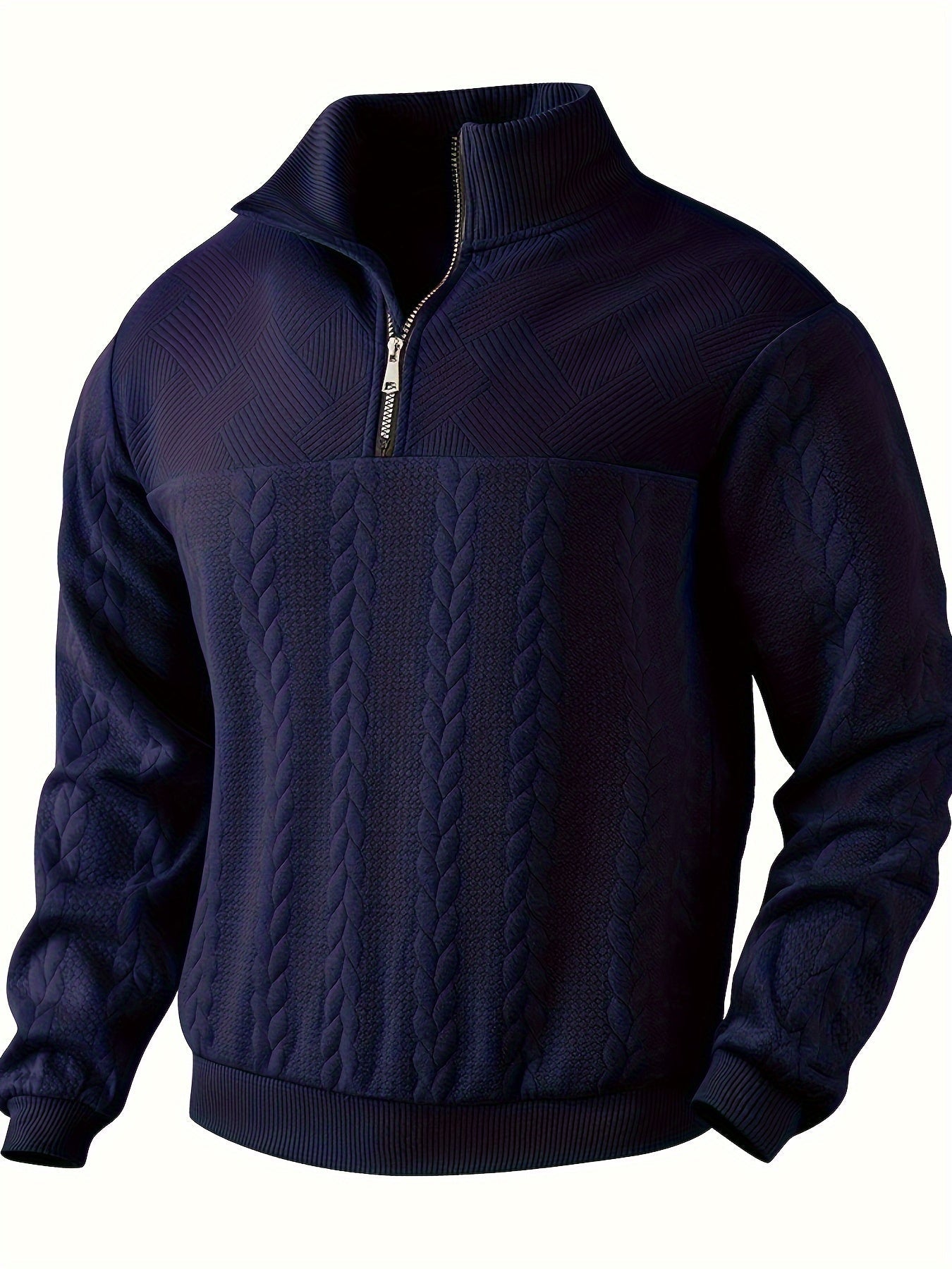 Rafae | Pull Vintage Pour Homme Avec Fermeture Éclair