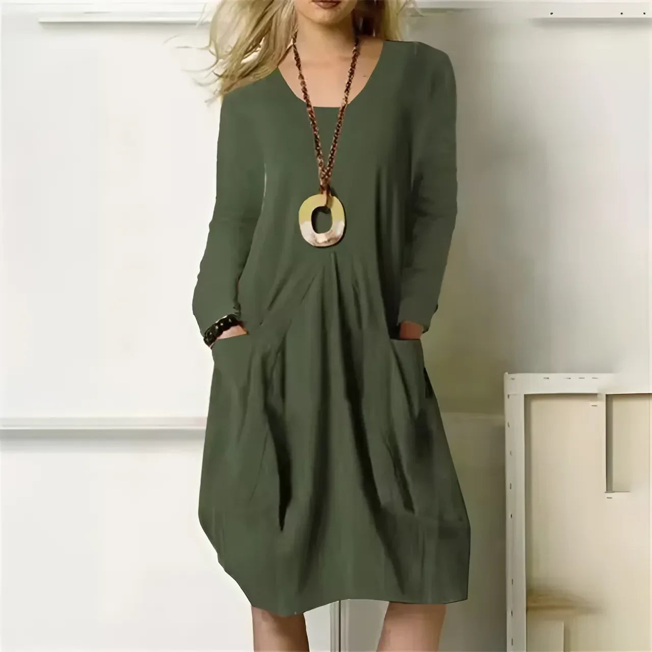 Sophie - Robe Élégante avec Couverture Raffinée du Ventre