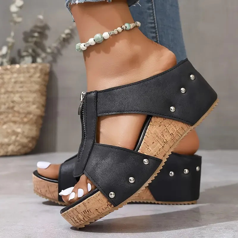 Anelina | Sandales À Semelles Compensées Confortables