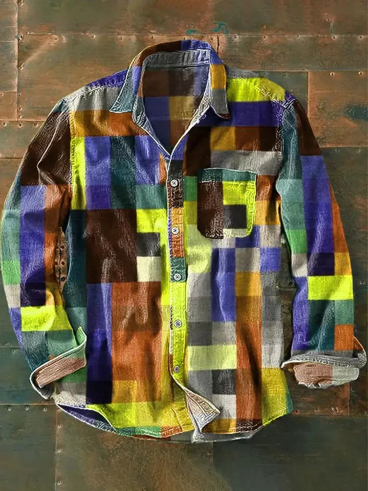 Spencer - Chemise Unisexe à Carreaux Colorés