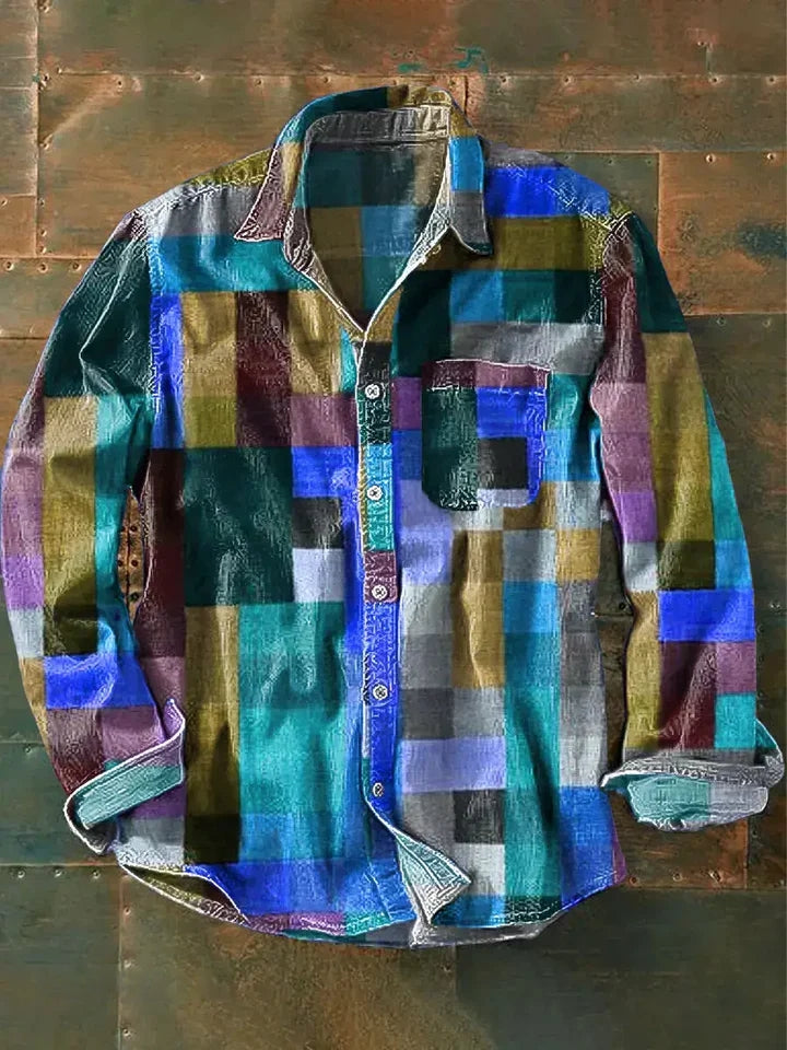 Spencer - Chemise Unisexe à Carreaux Colorés