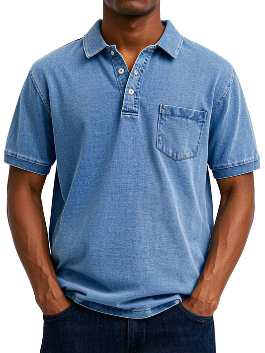 Maxime  | Chemise Polo Vintage Décontractée pour Homme
