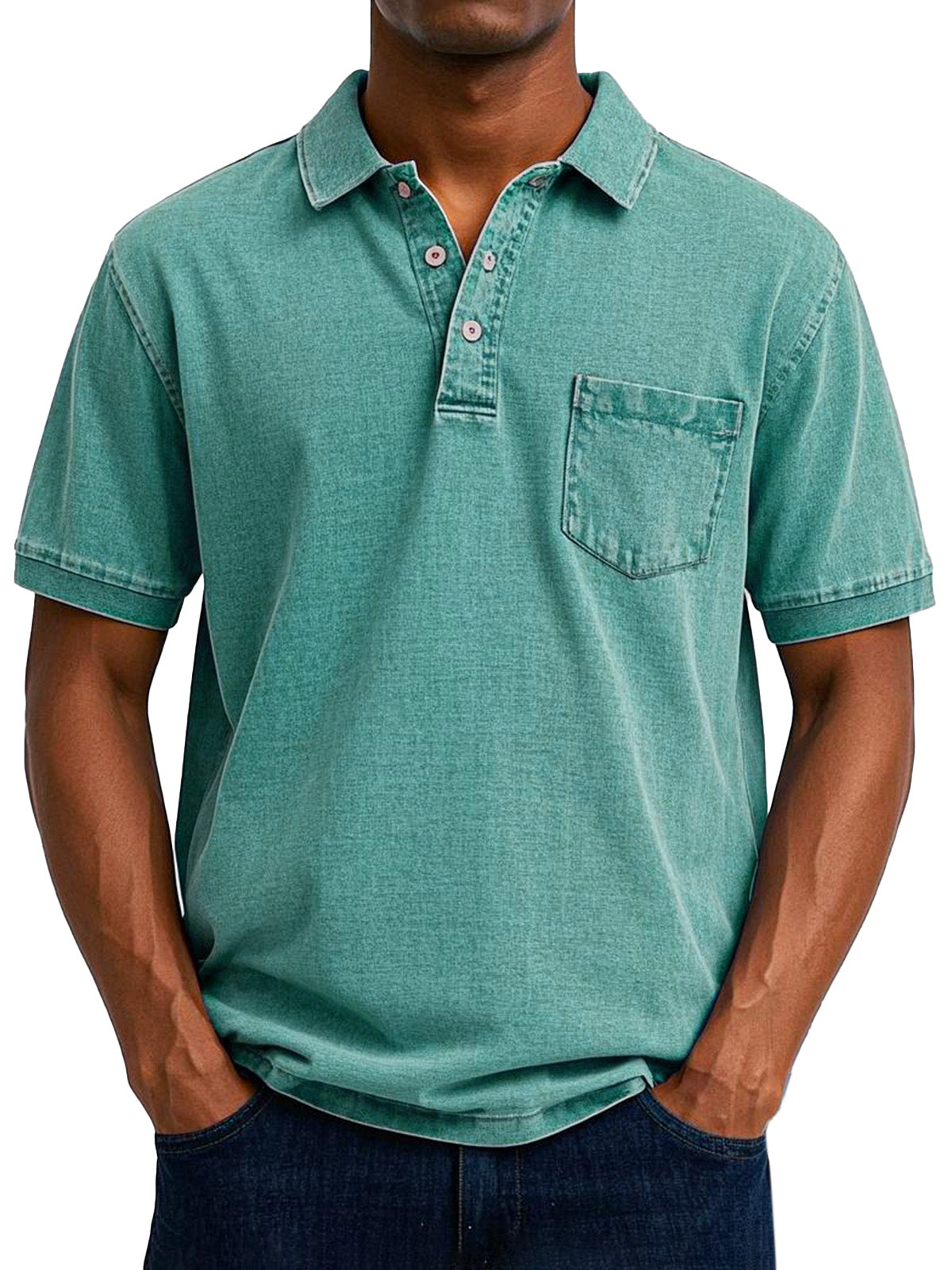 Maxime  | Chemise Polo Vintage Décontractée pour Homme