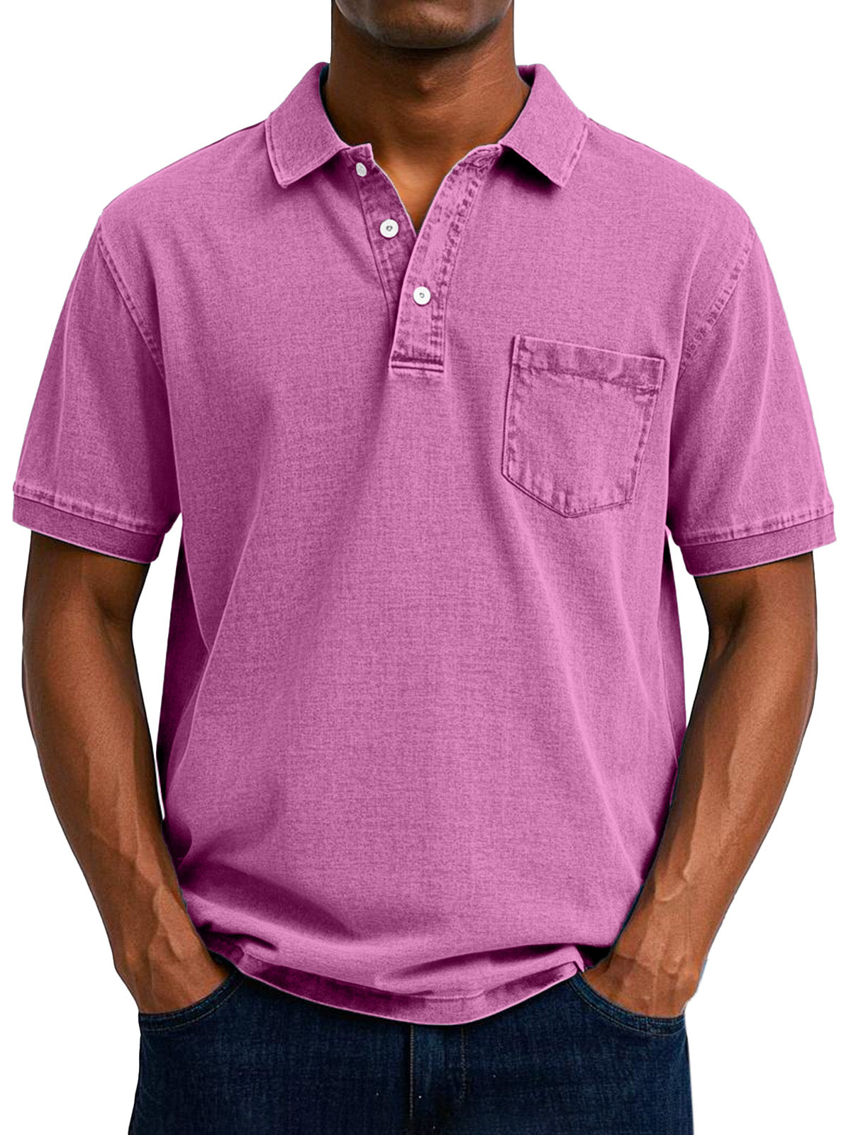 Maxime  | Chemise Polo Vintage Décontractée pour Homme