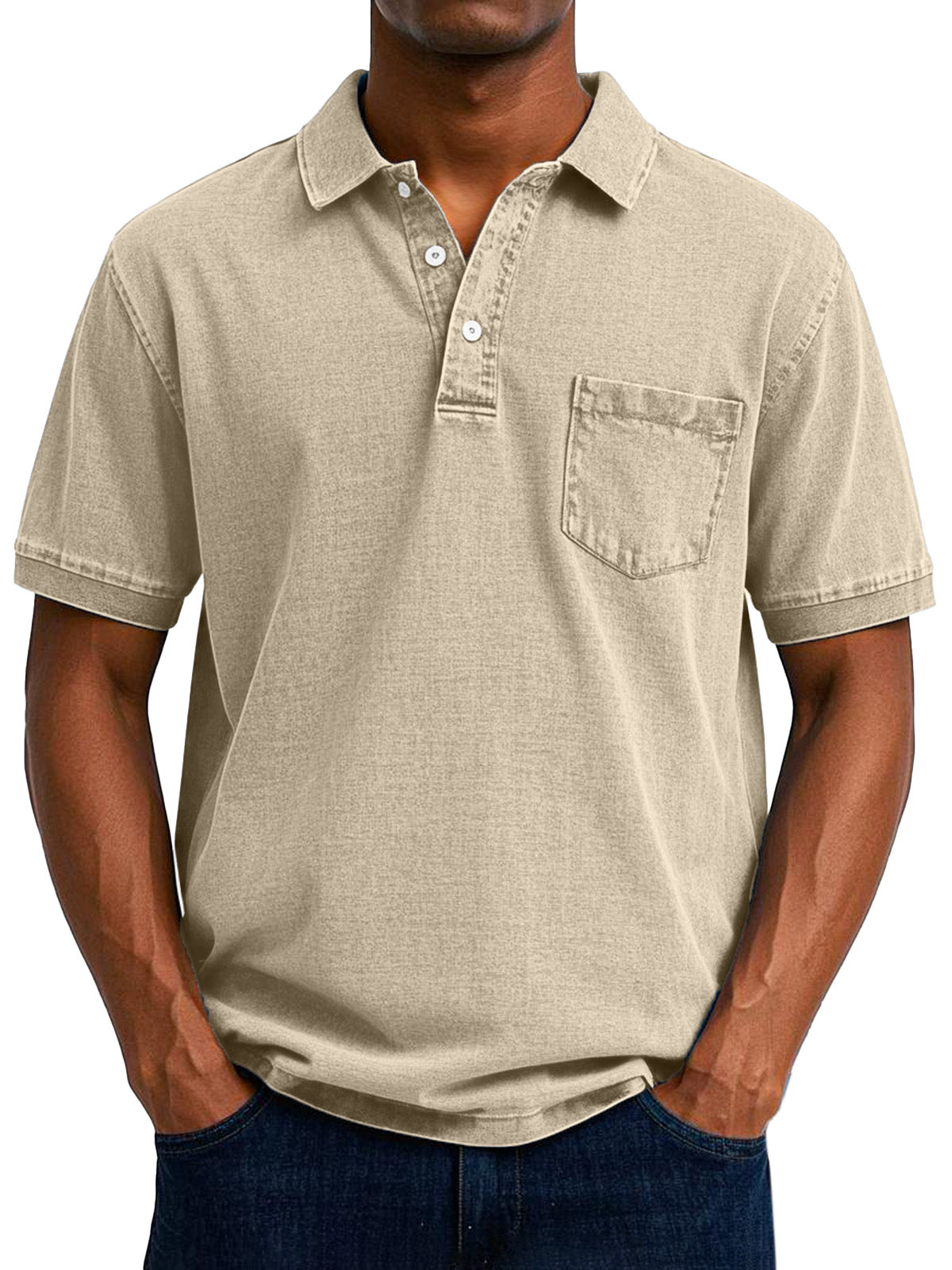 Maxime  | Chemise Polo Vintage Décontractée pour Homme