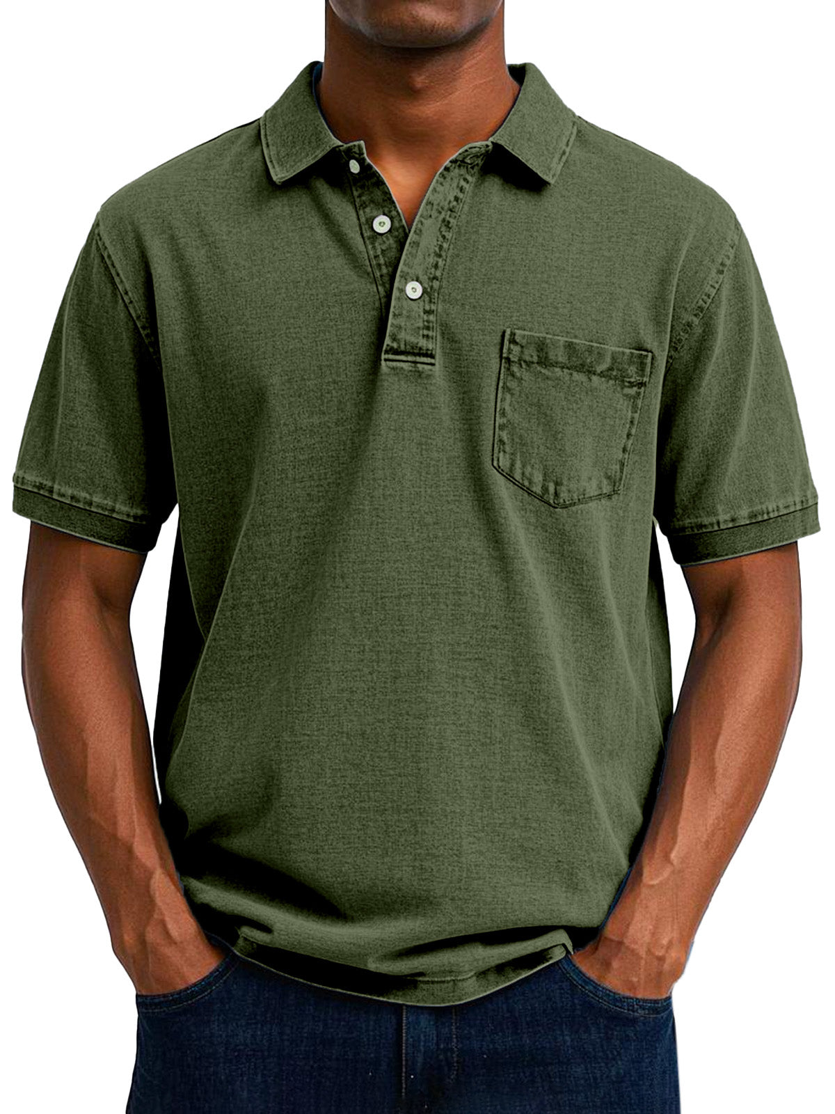 Maxime  | Chemise Polo Vintage Décontractée pour Homme