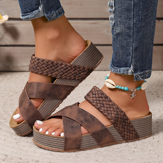 Martine | Sandales Confortables En Cuir De Haute Qualité