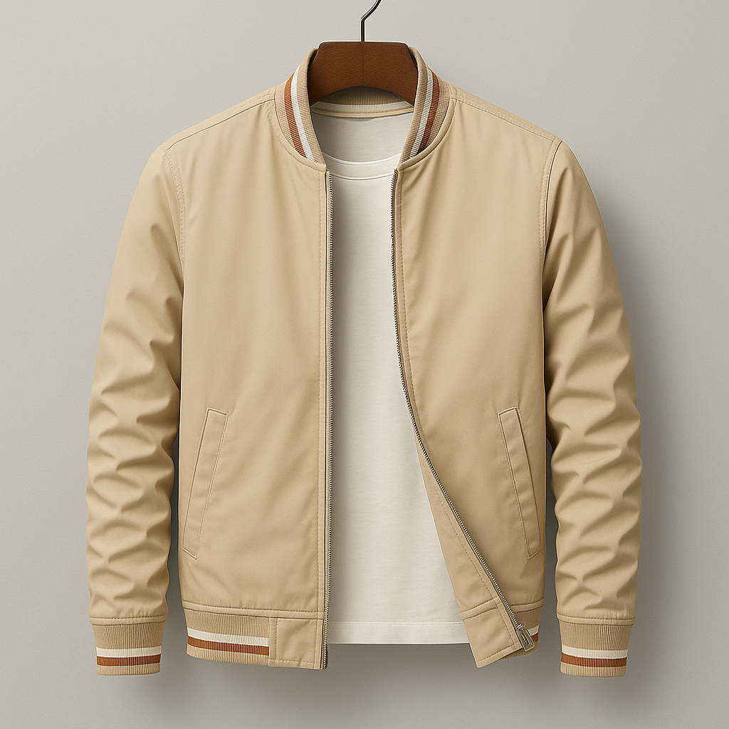 Tomero | Blouson Bomber Élégant À Rayures