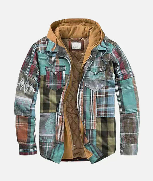 Lenoir | Veste Patchwork À Carreaux