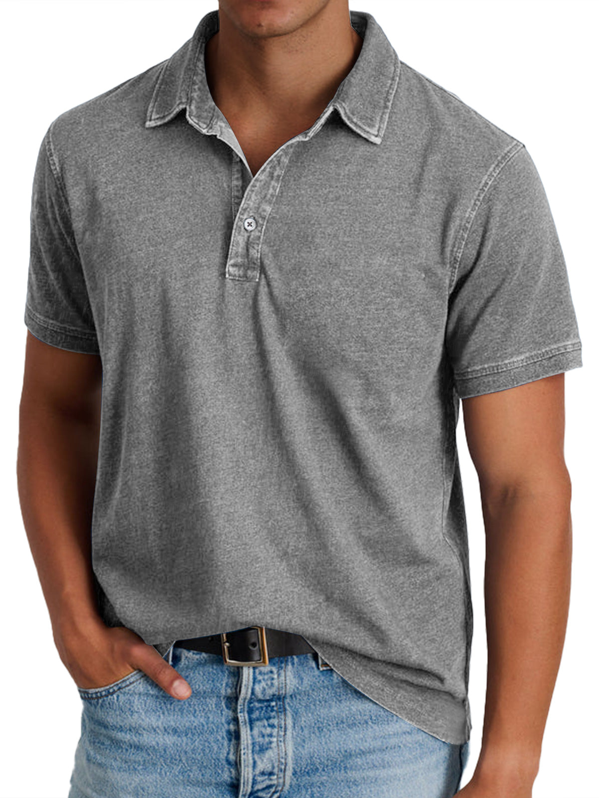 George - Polo Avec Col Pour Hommes