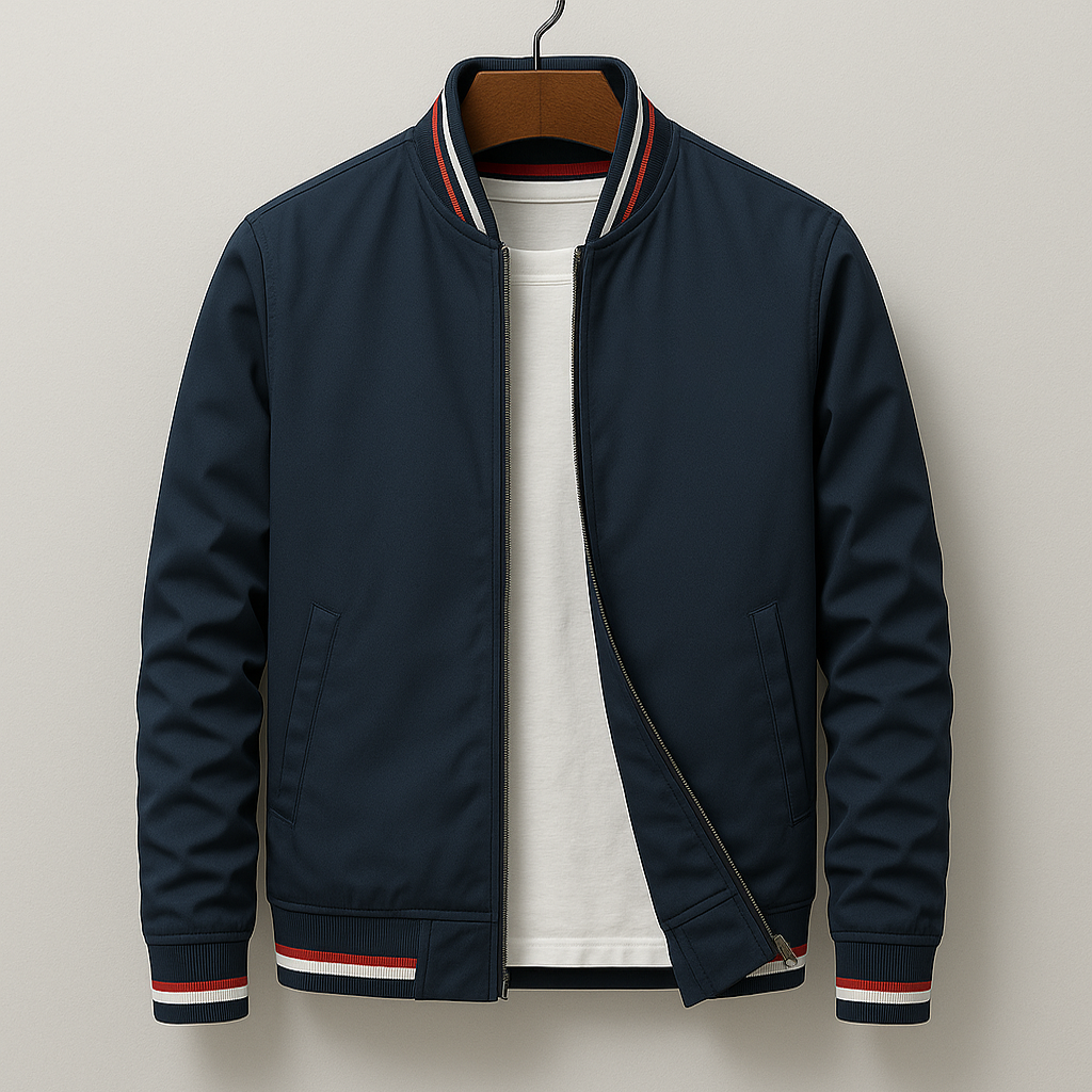 Tomero | Blouson Bomber Élégant À Rayures