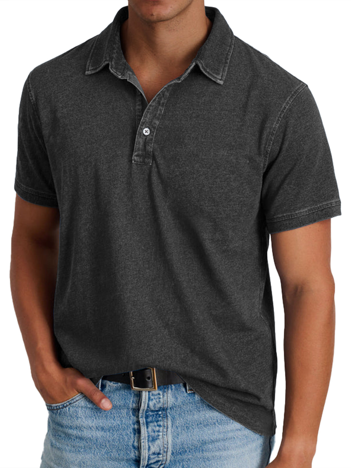 George - Polo Avec Col Pour Hommes