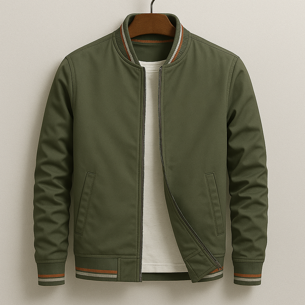 Tomero | Blouson Bomber Élégant À Rayures