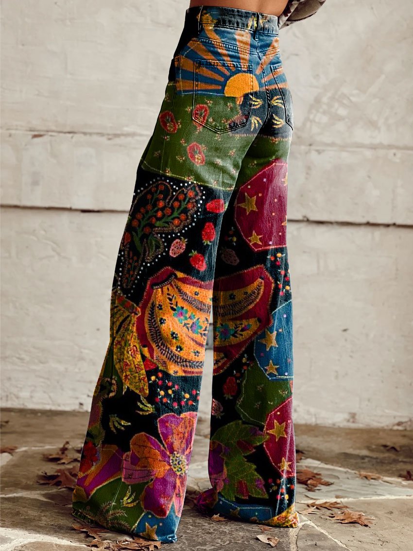 Alizée | Pantalon Boho Vintage
