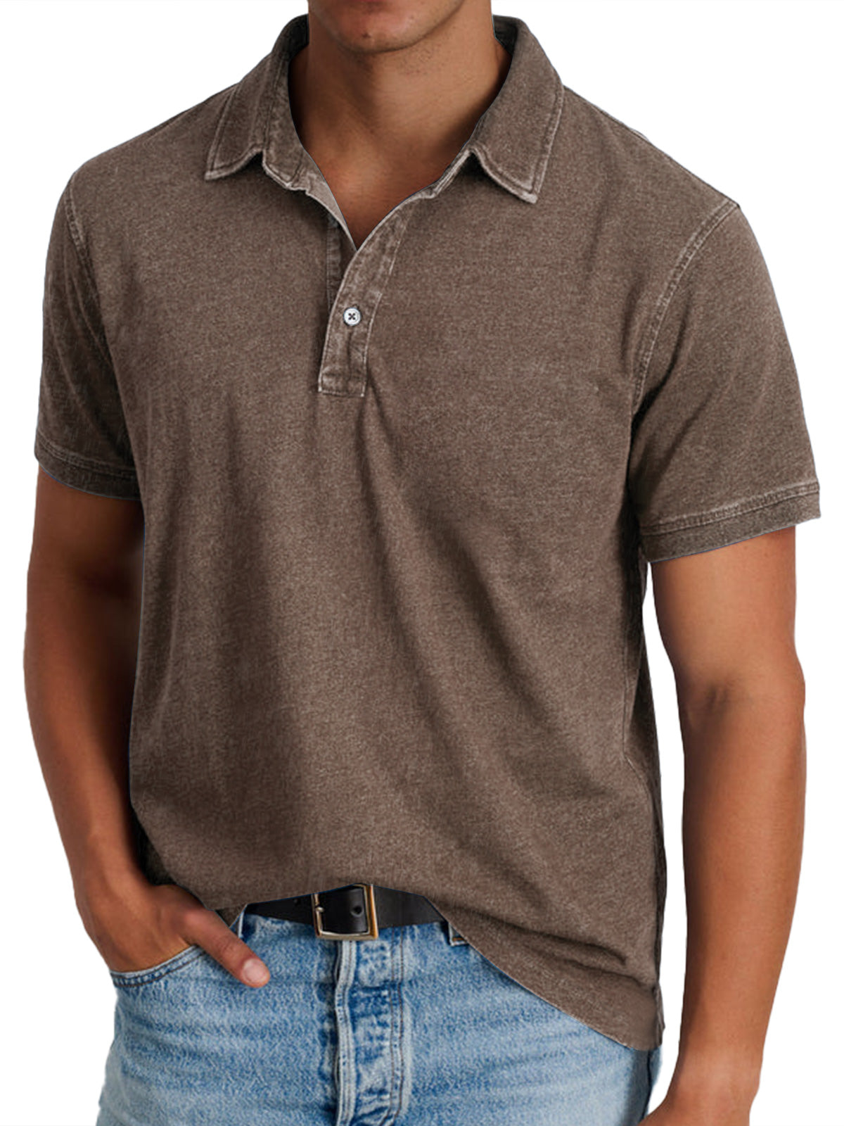 George - Polo Avec Col Pour Hommes