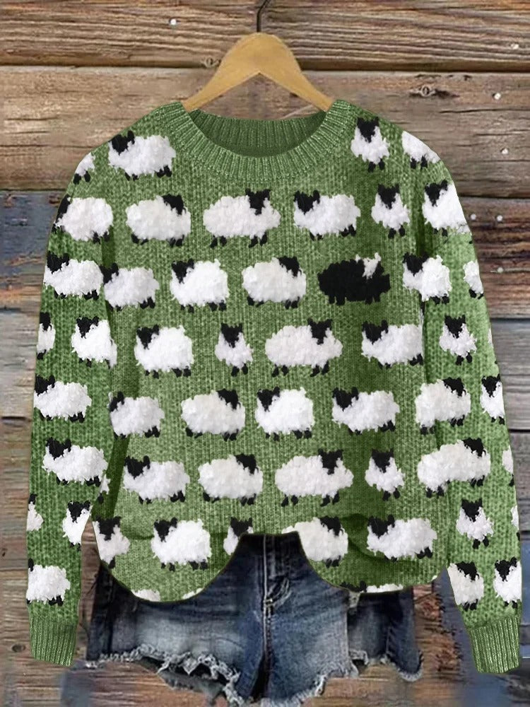 Sora | Pull chaud et douillet avec arbres de Noël