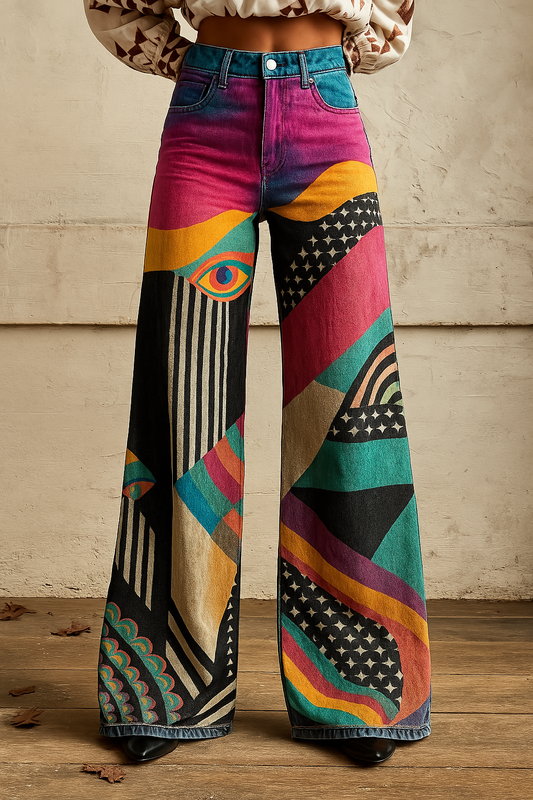 Océane | Pantalon Boho Vintage