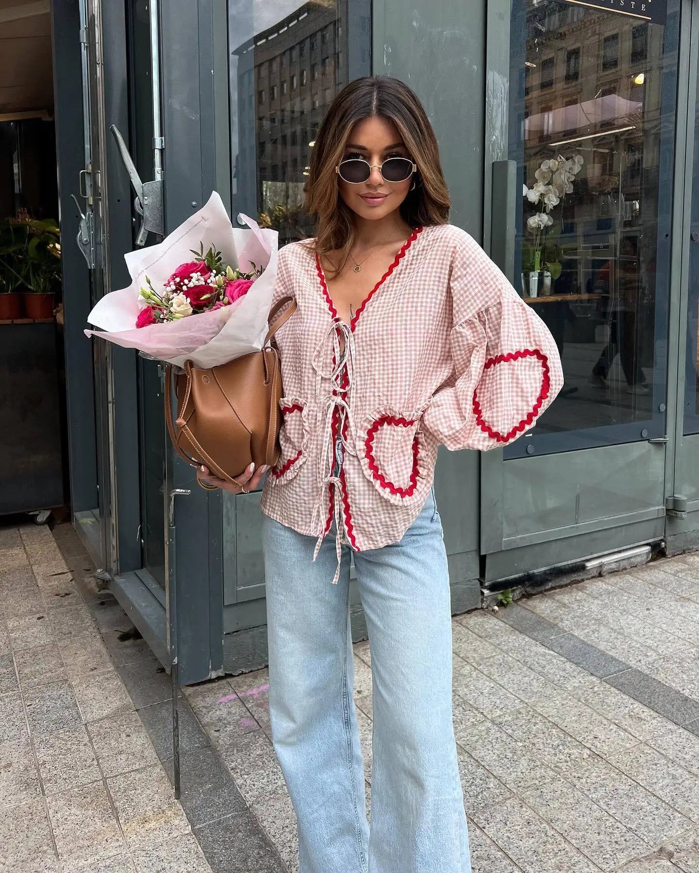 Norma | Chemisier Top Love Décontracté