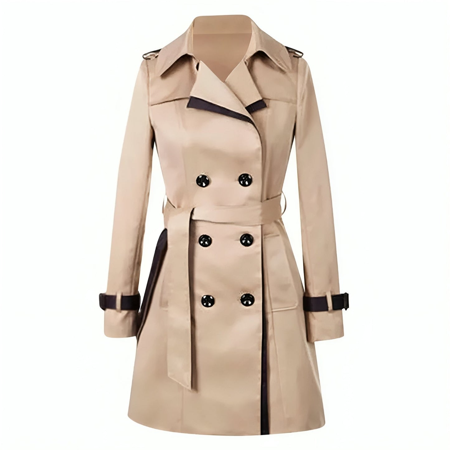 Marielle - Élégant Trench Coat Long Pour Femme