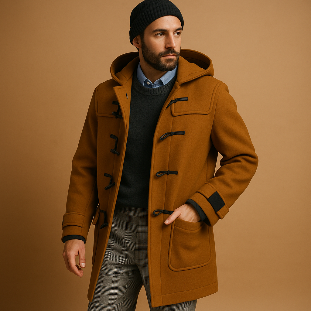 Manteau Long Pour Homme aAvec Coupe Décontractée