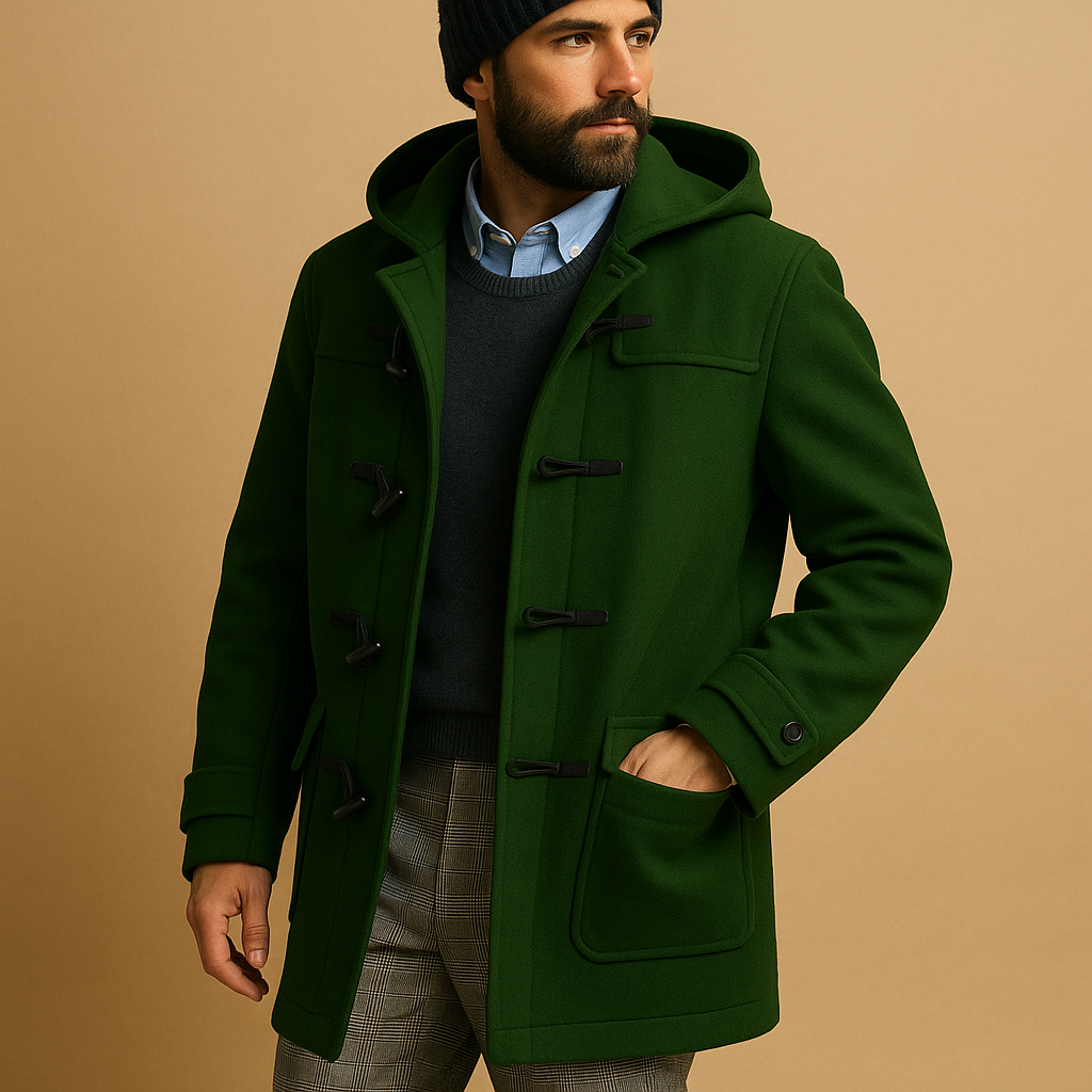 Manteau Long Pour Homme aAvec Coupe Décontractée