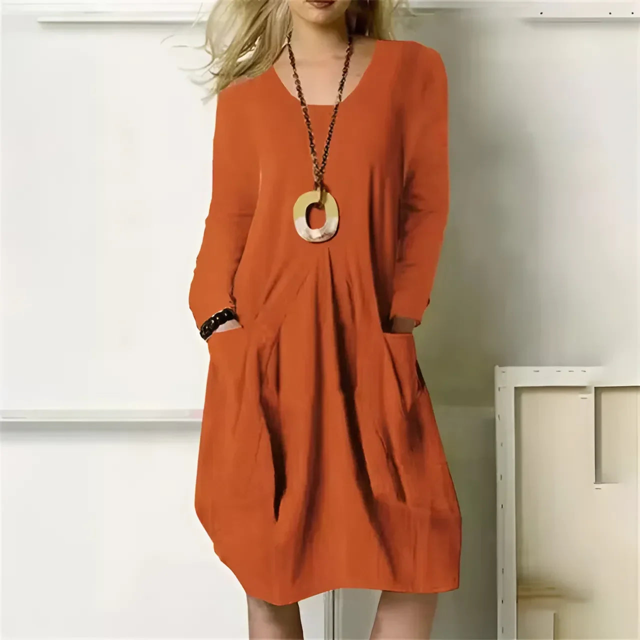 Sophie - Robe Élégante avec Couverture Raffinée du Ventre