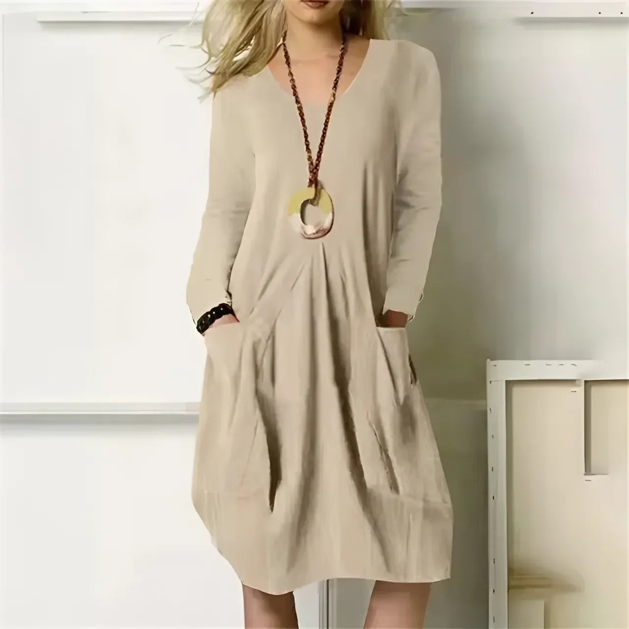 Sophie - Robe Élégante avec Couverture Raffinée du Ventre