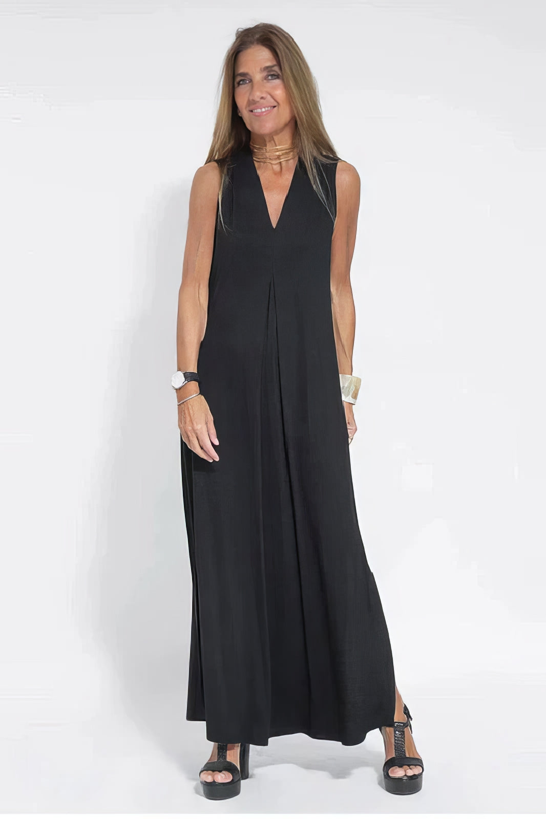 Raquel | Robe longue élégante + Cardigan Assorti
